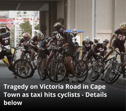 Cyclist Critical Injury : Rider Suffers Amputation After Taxi Crash on Victoria Road in Cape Town, South Africa