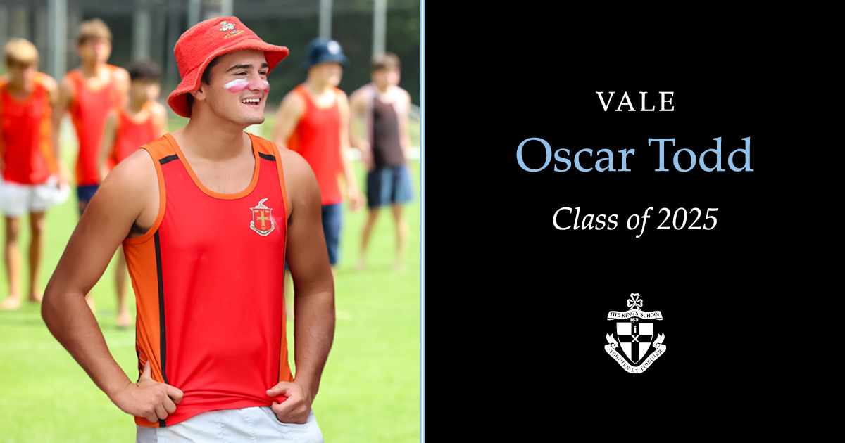 Oscar Todd, Accident, Death, Obituary: In Loving Memory of a Talented King’s School Sportsman Who Passed Away in North Queensland, Australia